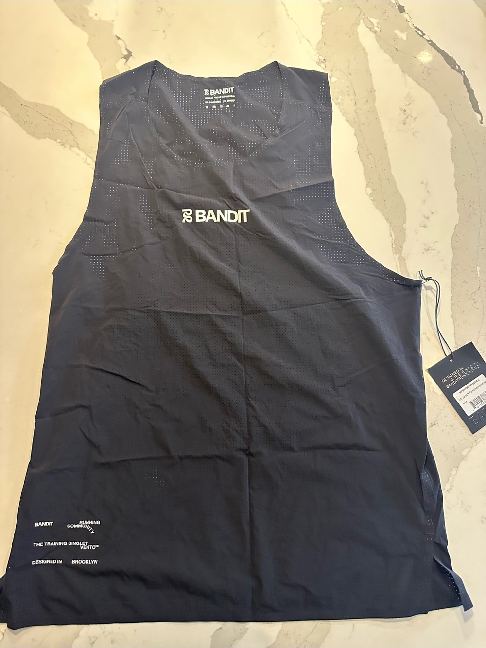 Bandit Men’s Vento Black Performance Training Tank